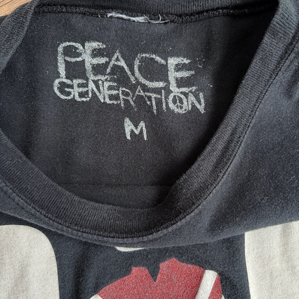 Black Michael Jackson Tribute Graphic Tee with Red Accent - Picture 2 of 3